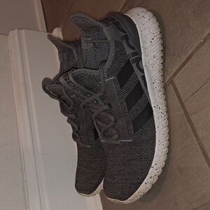 Mens Grey Adidas Cloudfoam Sneakers